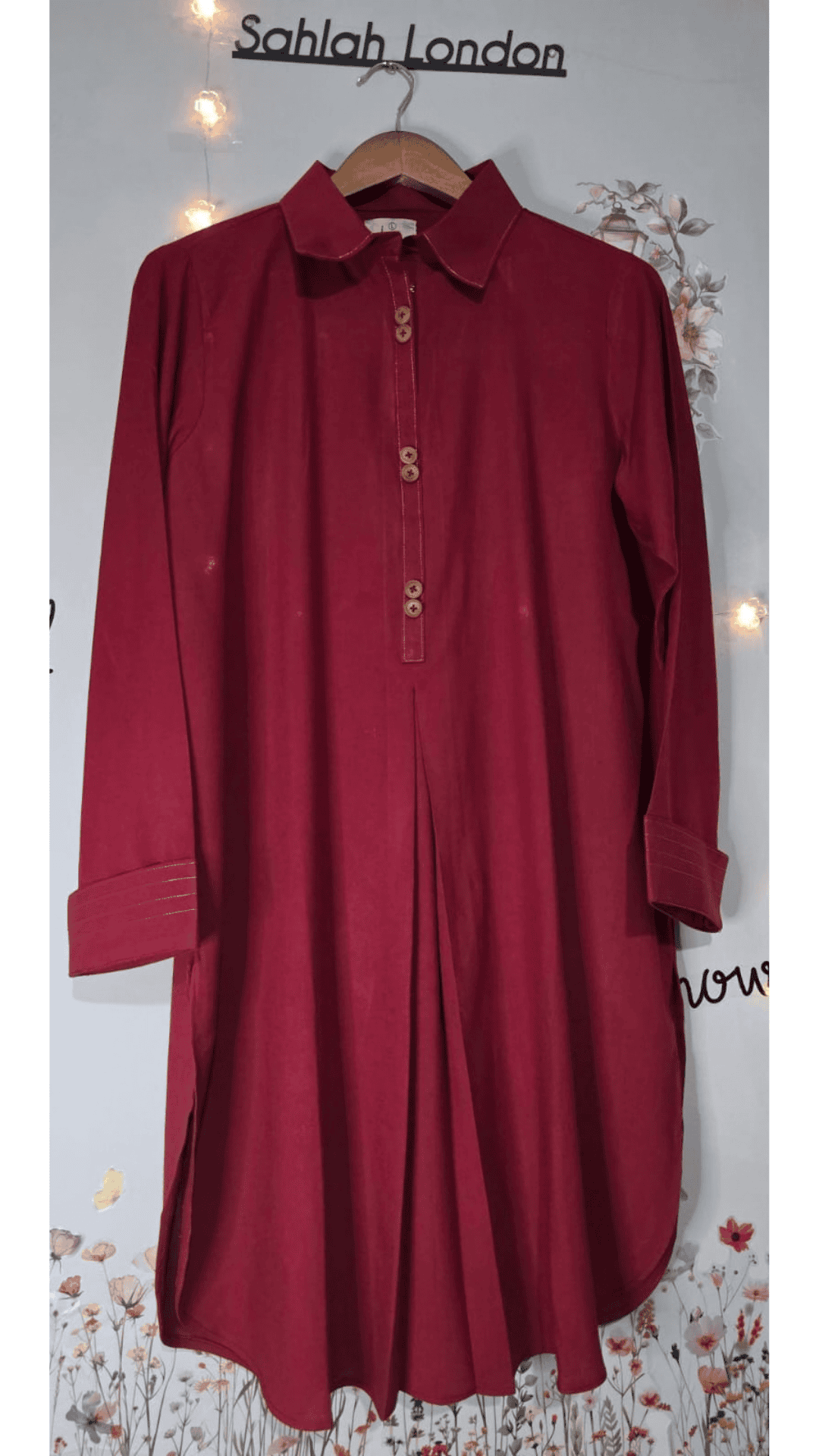 Red Mehroonish Soft Cotton Suit