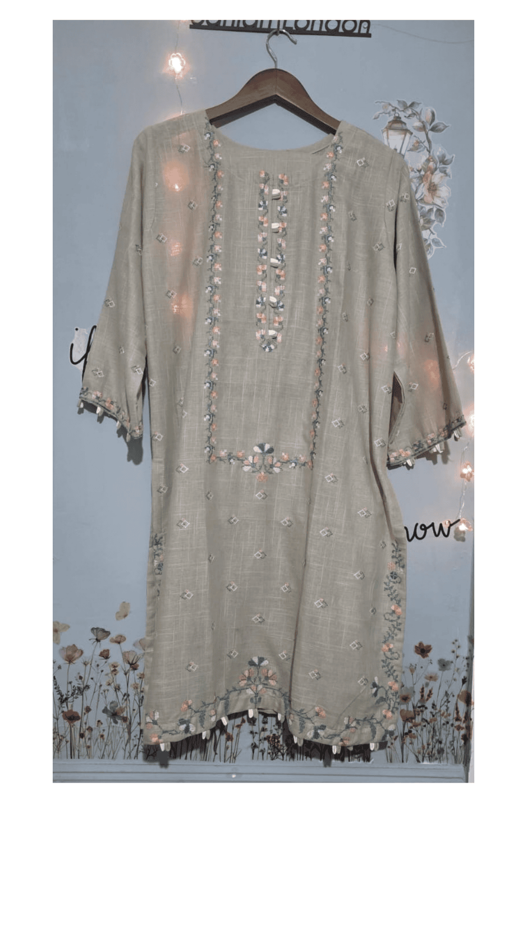 Elegant Sindi Embroidery kurta